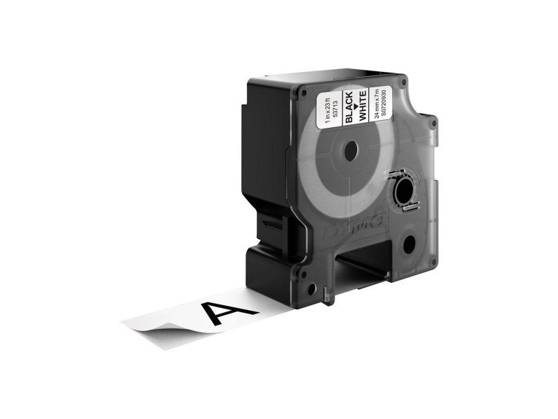 Ламинирана лента за етикетиране Dymo D1 53713 24 mm LabelManager™ Бял Черен (5 броя) Ламинирана лента за етикетиране Dymo D1 53713 24 mm LabelManager™ Бял Черен (5 броя)