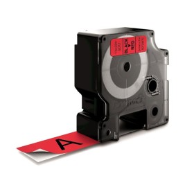 Ламинирана лента за етикетиране Dymo D1 53717 24 mm LabelManager™ Червен Черен (5 броя)