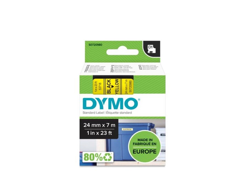 Ламинирана лента за етикетиране Dymo S0720980 24 mm