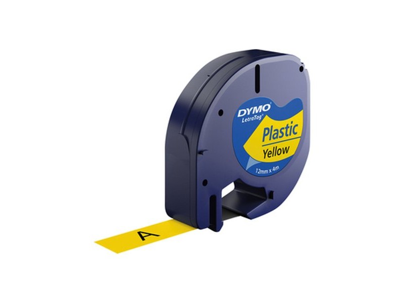 Ламинирана касета Dymo S0721620 Черен/Жълт