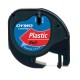 Ламинирана лента за етикетиране Dymo 91203 12 mm LetraTag® Черен Червен (10 броя)
