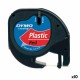 Ламинирана лента за етикетиране Dymo 91203 12 mm LetraTag® Черен Червен (10 броя)