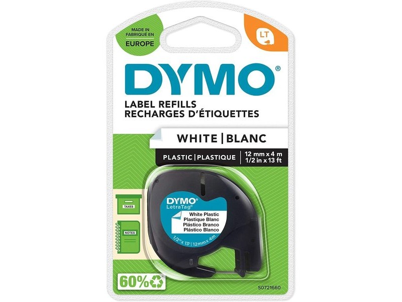 Ламинирана лента за етикетиране Dymo 91221 12 mm