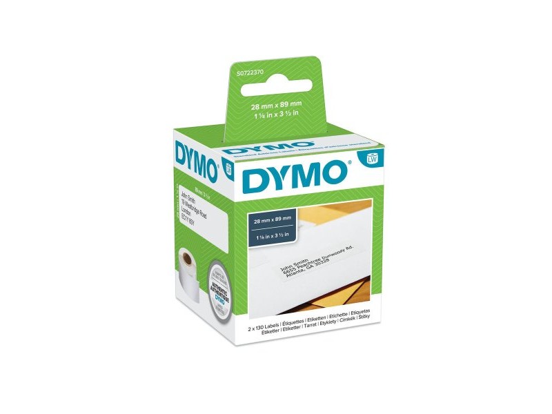 Етикети за принтер Dymo 99010 28 x 89 mm LabelWriter™ Бял Черен (6 броя)