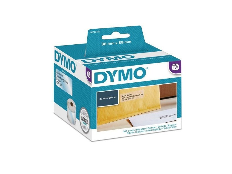 Етикети за принтер Dymo 89 x 36 mm LabelWriter™ Прозрачен (6 броя)