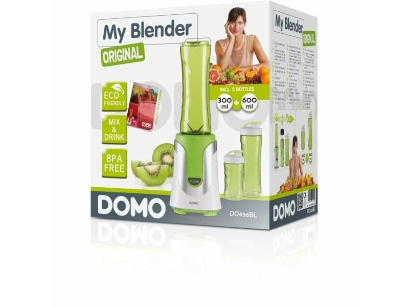 Блендер с чаша DOMO DO436BL Зелен 600 ml