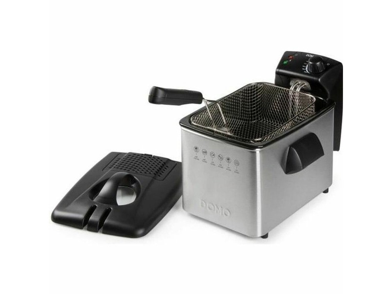 Фритюрник DOMO DO465FR 4 L 3000 W Сребрист Стомана