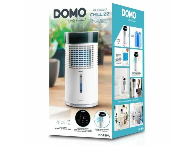 Настолен вентилатор DOMO DO159A Бял 9,6 w