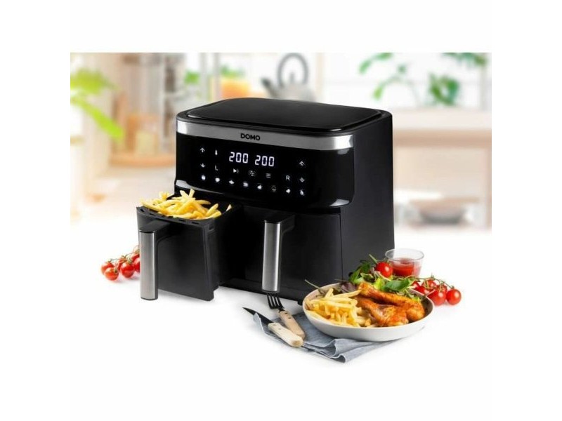 въздушен фритюрник DOMO Черен 2850 W 8 L