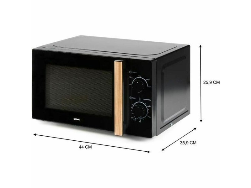 микровълновата фурна DOMO Черен 700 W 20 L