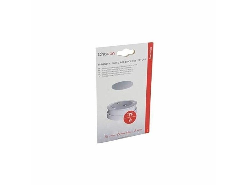 Magnetic holder for smoke detector Chacon