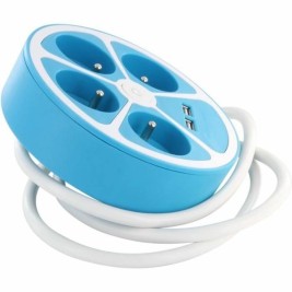 Табло с 4 гнезда с бутон за включване Chacon 4X16 A 3680 W (1,5 m)