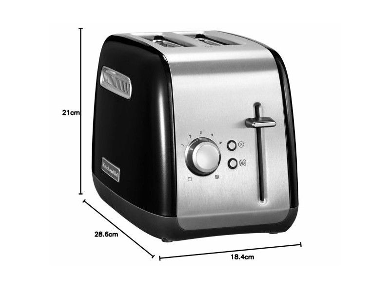 Тостер KitchenAid 5KMT2115EOB Черен 1100 W