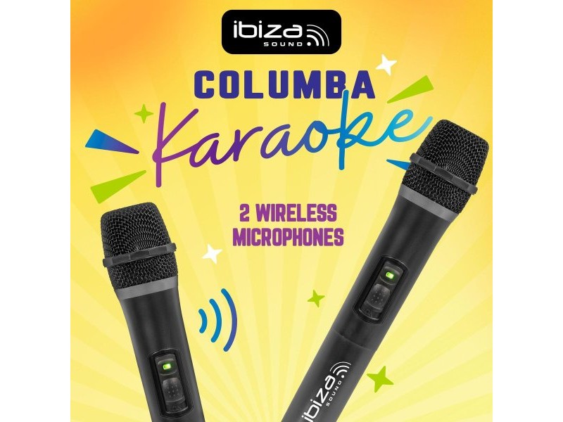Колони Ibiza COLUMBA KARAOKE Черен