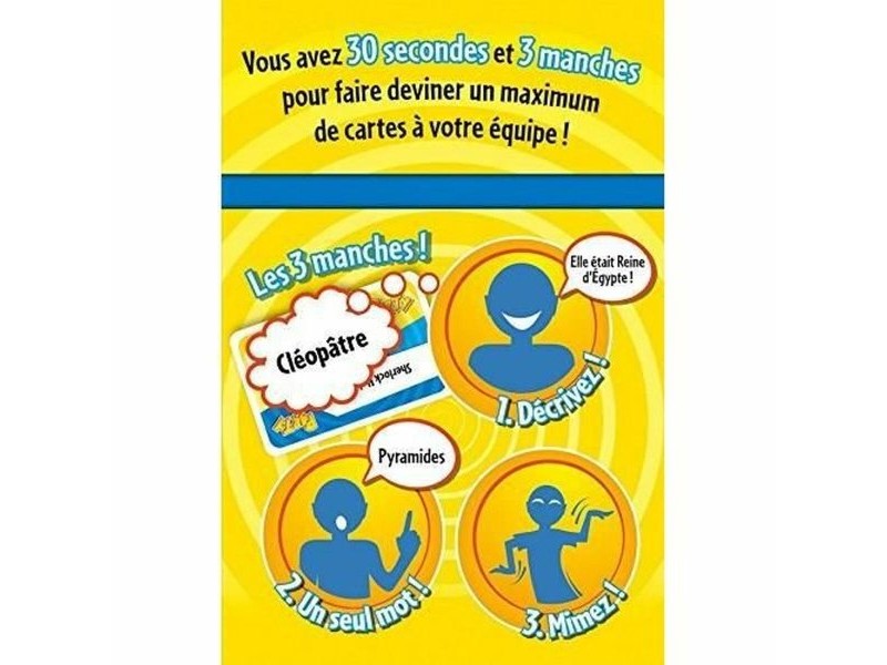 Набор от въпроси и отговори Asmodee Time's Up Party 1 (FR)