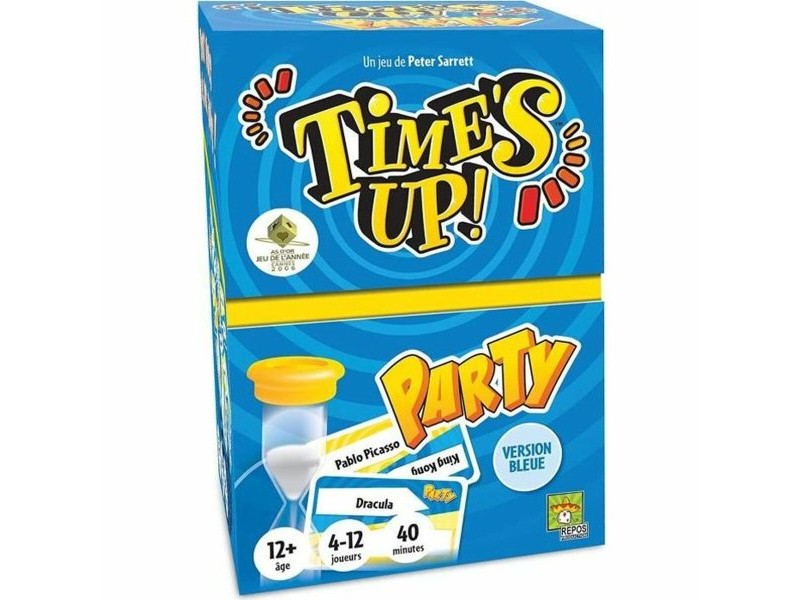 Набор от въпроси и отговори Asmodee Time's Up Party - Blue Version (FR)