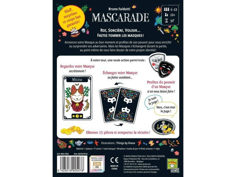 Настолна игра Asmodee Mascarade