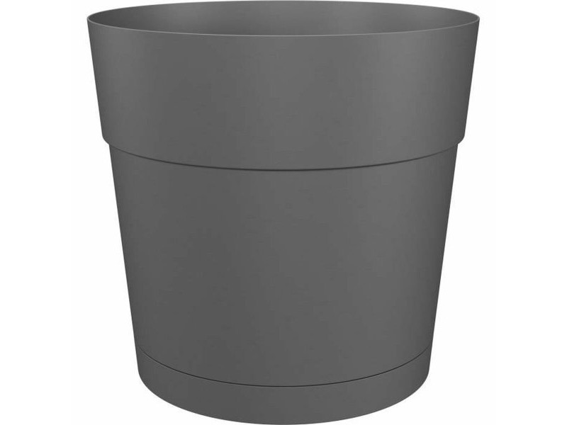 Саксия Artevasi Бял Антрацит Пластмаса Кръгъл Ø 40 cm