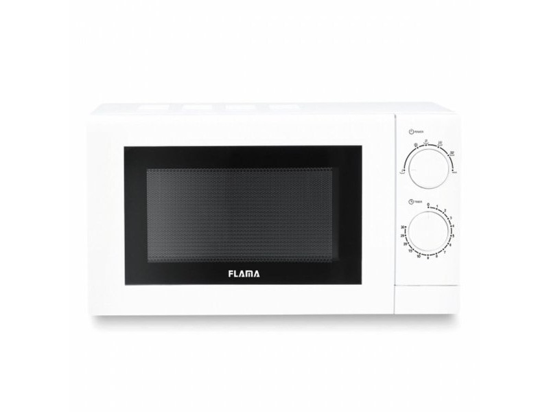 микровълновата фурна Flama Бял 700 W 20 L микровълновата фурна Flama Бял 700 W 20 L