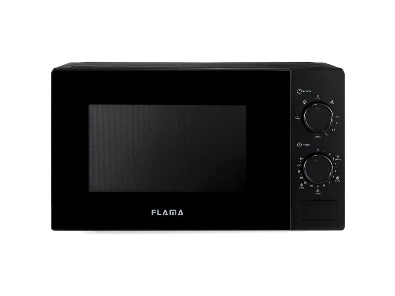 Микровълнова Фурна с Грил Flama 1889FL Черен 700 W 20 L
