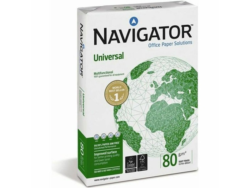 Хартия за Печат Navigator Universal Бял 500 Листи