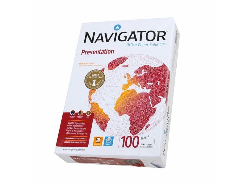 Хартия за Печат Navigator Presentation Бял A4 5 Части Хартия за Печат Navigator Presentation Бял A4 5 Части