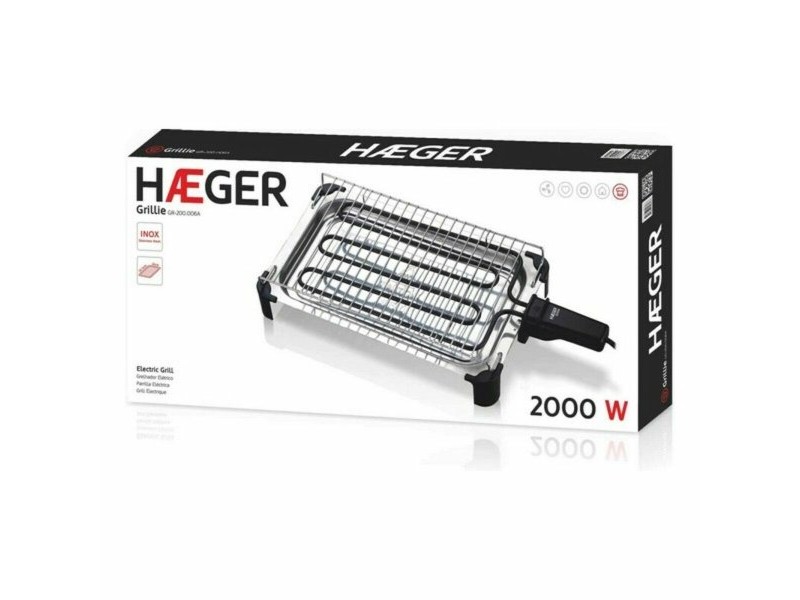Микровълнова Фурна с Грил Haeger GR-200.006A Черен 2000 W