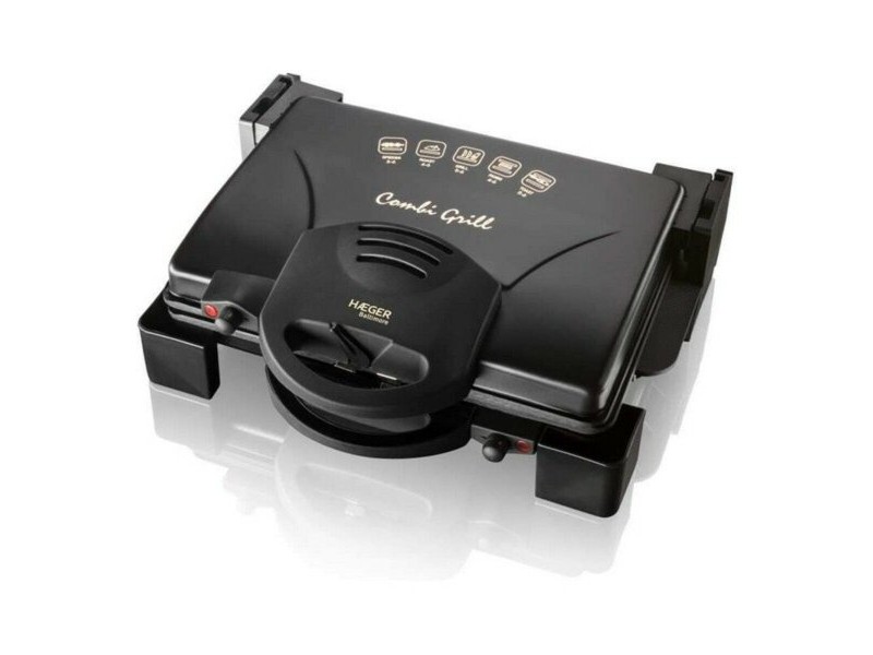Grill Haeger GR-190.008A 1900W Черен Неръждаема стомана