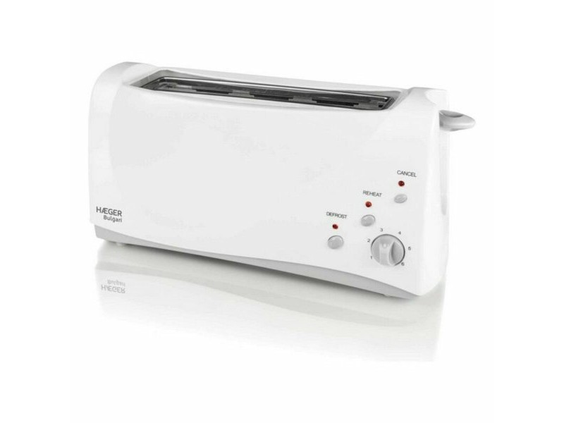 Тостер Haeger TO-100.008A Мултифункционалност 1000 W Бял