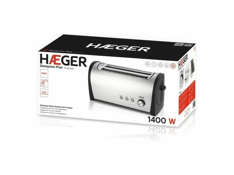Тостер Haeger TO-14D.010A 1400 W Сив