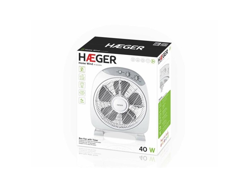 Вентилатор за по Haeger FF-012.004A Бял 40 W