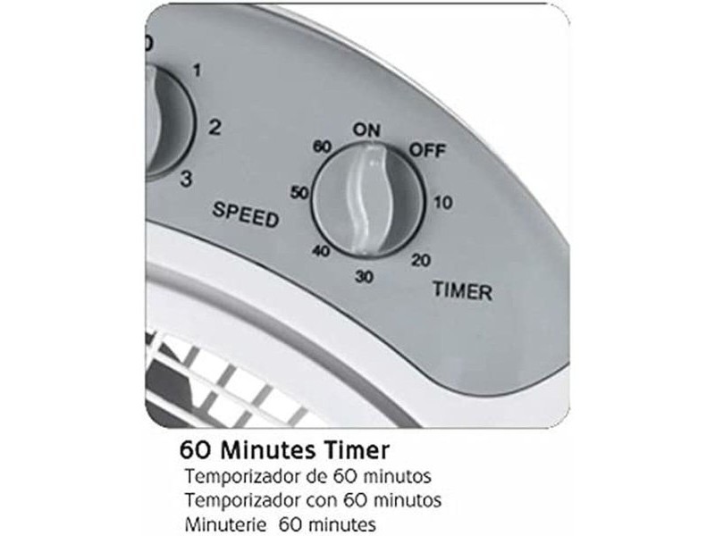 Вентилатор за по Haeger FF-012.004A Бял 40 W