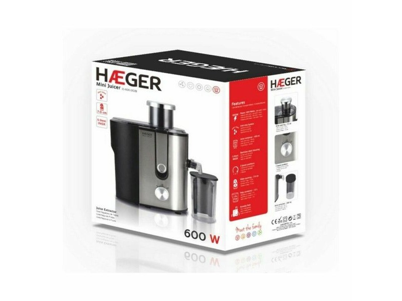 Ликвидатор Haeger JE-600.002B 600 W Сив 600 W 13 L