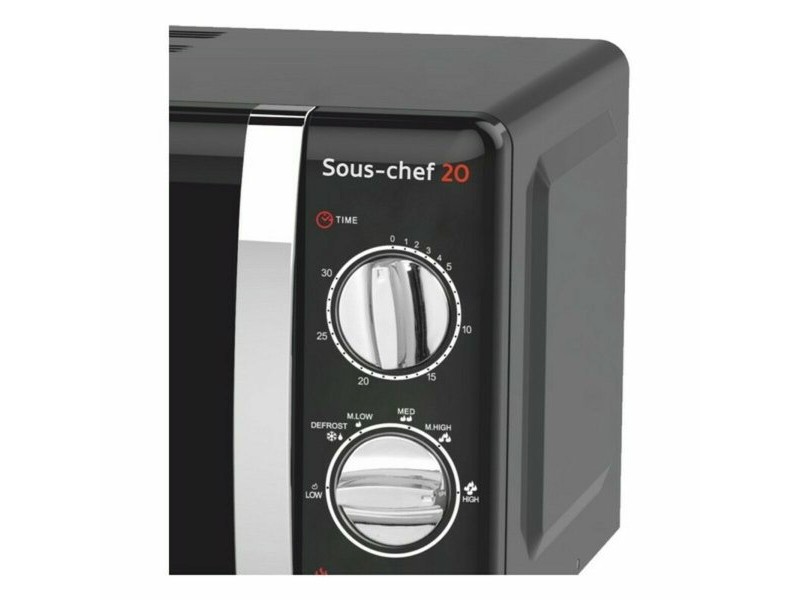 Микровълнова Фурна с Грил Haeger MW-70B.007A 20 L Черен 700W