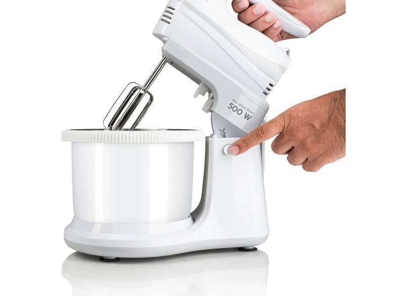 миксера за тесто с купа Haeger BL-5BW.014A Бял 500 W