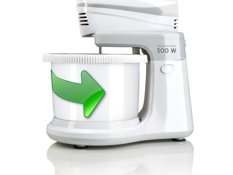 миксера за тесто с купа Haeger BL-5BW.014A Бял 500 W