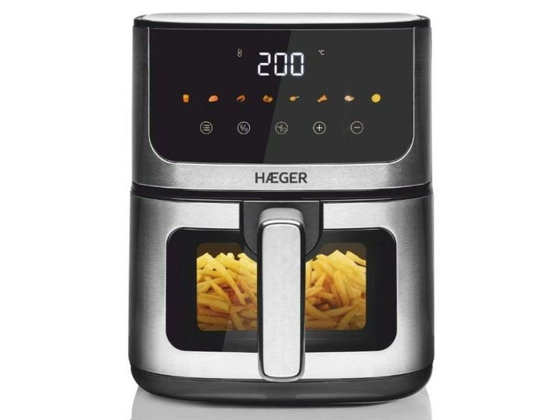 въздушен фритюрник Haeger Magic Window Сив 1400 W