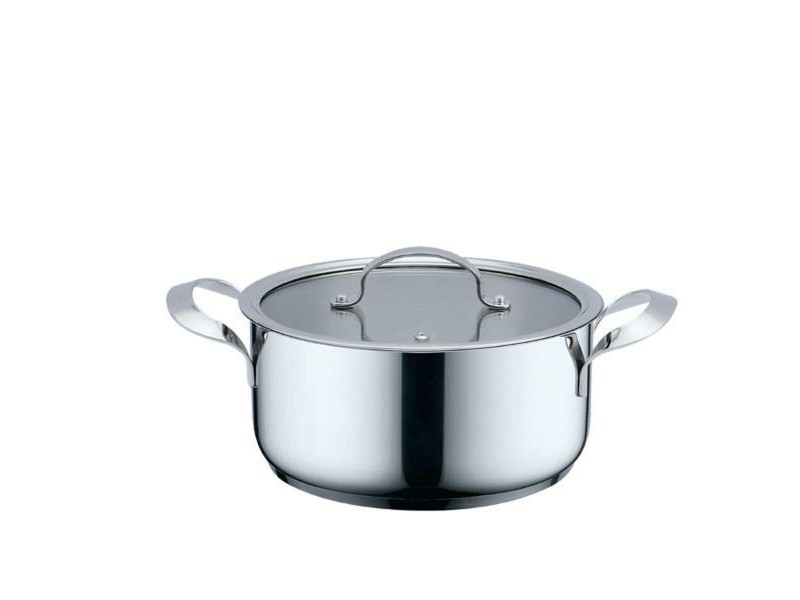 Касерола с Капак Haeger PA-20H.002A Бежов Сив Ø 20 cm