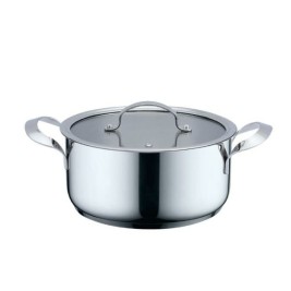 Касерола с Капак Haeger PA-24H.003A Бежов Сив Ø 24 cm