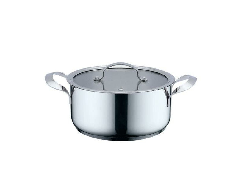 Касерола с Капак Haeger PA-24H.003A Бежов Сив Ø 24 cm