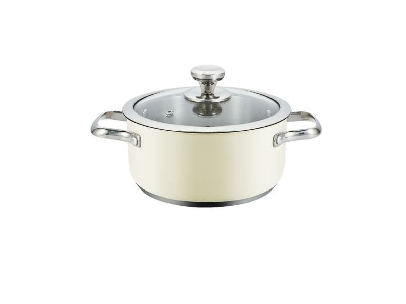Касерола с Капак Haeger PA-18H.006A Бежов Ø 18 cm