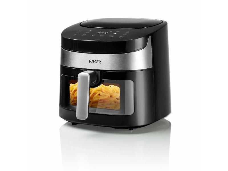 въздушен фритюрник Haeger AF-D80.008A Черен 1800 W 8 L