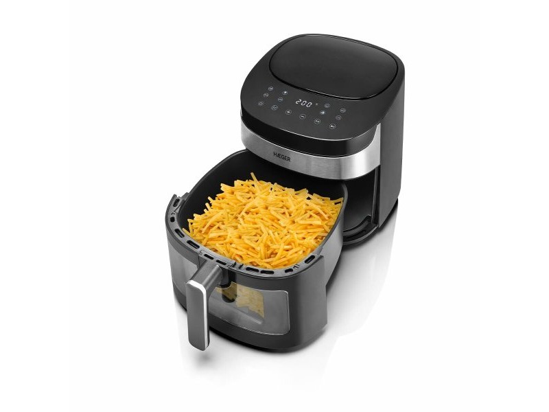 въздушен фритюрник Haeger AF-D80.008A Черен 1800 W 8 L