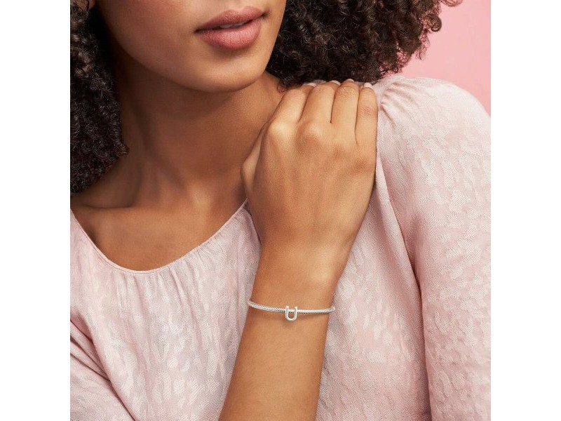 Дамска огърлица Pandora LETTER T SILVER Сребрист