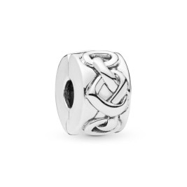 Charm Damă Pandora KNOTTED HEARTS CLIP