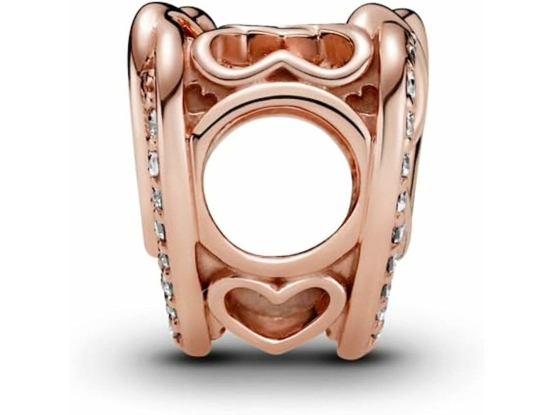 Charm Damă Pandora SPARKLING ENTWINED HEARTS