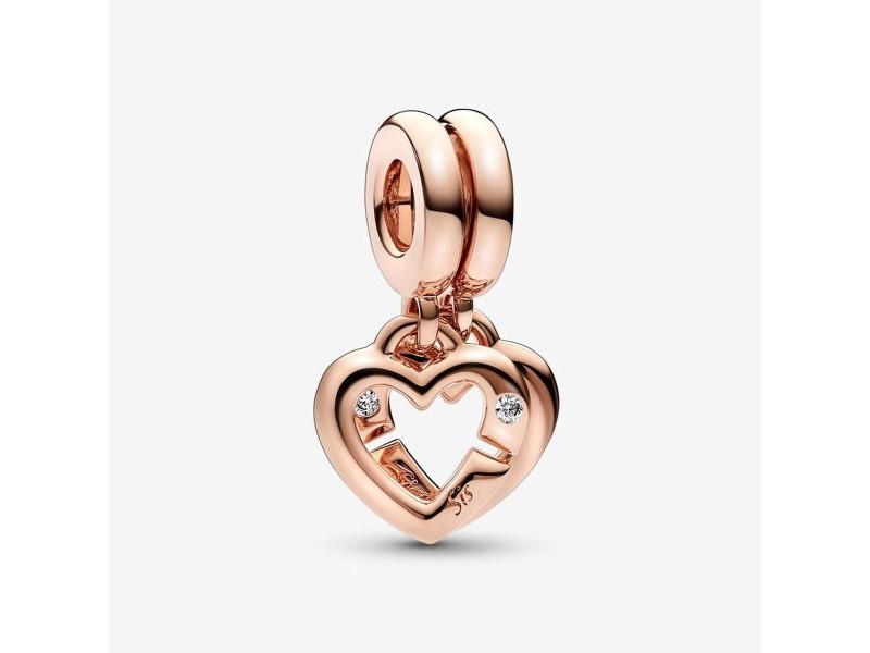 Charm Damă Pandora LINKED SISTER HEARTS