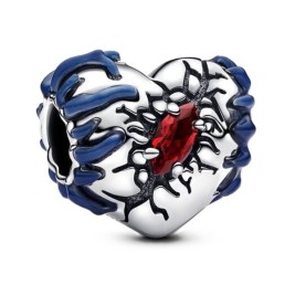 Дамска огърлица Pandora STRANGER THINGS GLOW-IN-THE-DARK HEART Сребрист