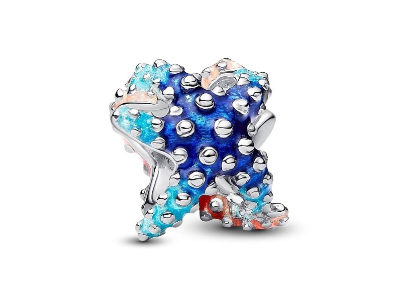 Огърлица Pandora 793817C01 Син Сребрист