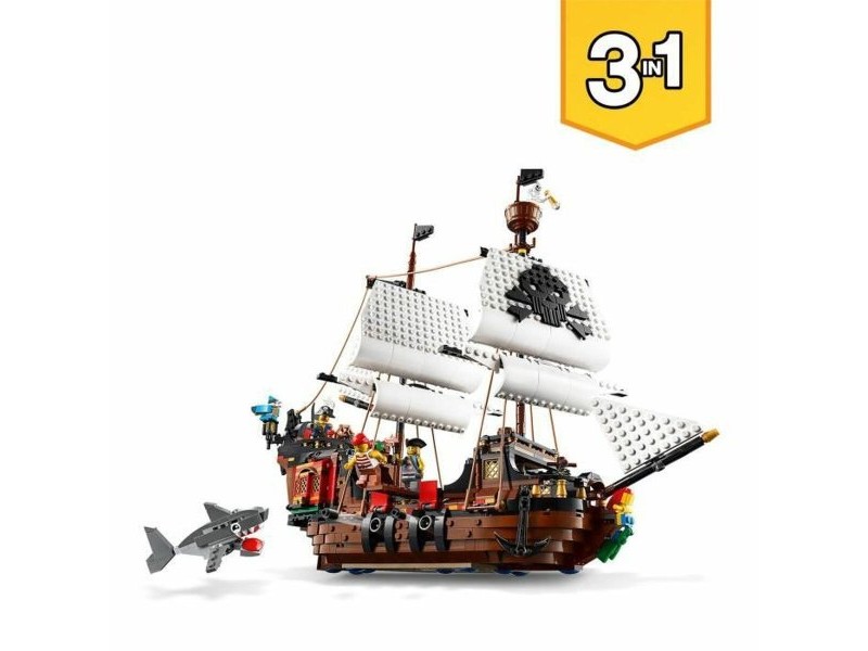 Игра Комплект Превозни Средства   Lego Creator 31109 Pirate Ship         3 в 1 1260 Части